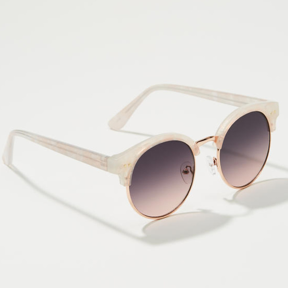 LOFT Accessories - Iridescent Retro Sunglasses LOFT Opal Rose Gold